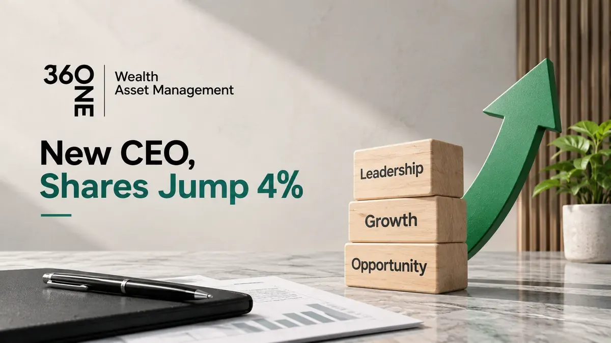 360 ONE WAM Appoints Aashish Agarwal As CEO, Share Jumps 4% 