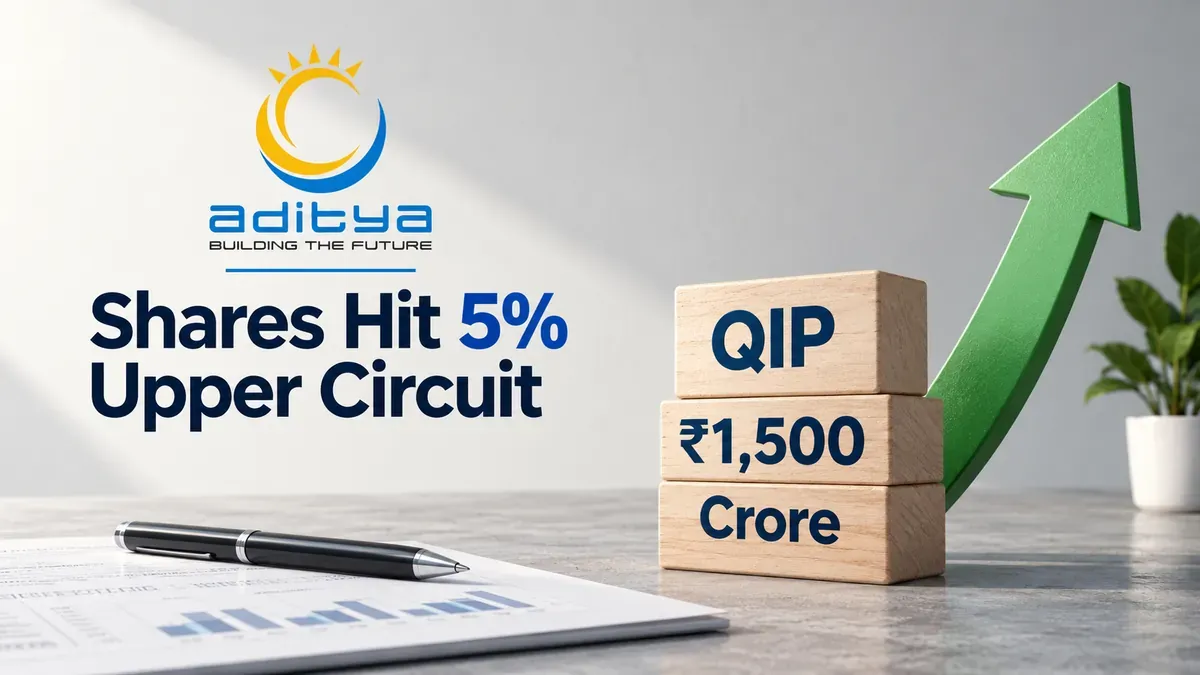 aditya infotech qip 1500 crore floor price Aditya Infotech Shares Hit 5% Upper Circuit As ₹1,500-Crore QIP Opens