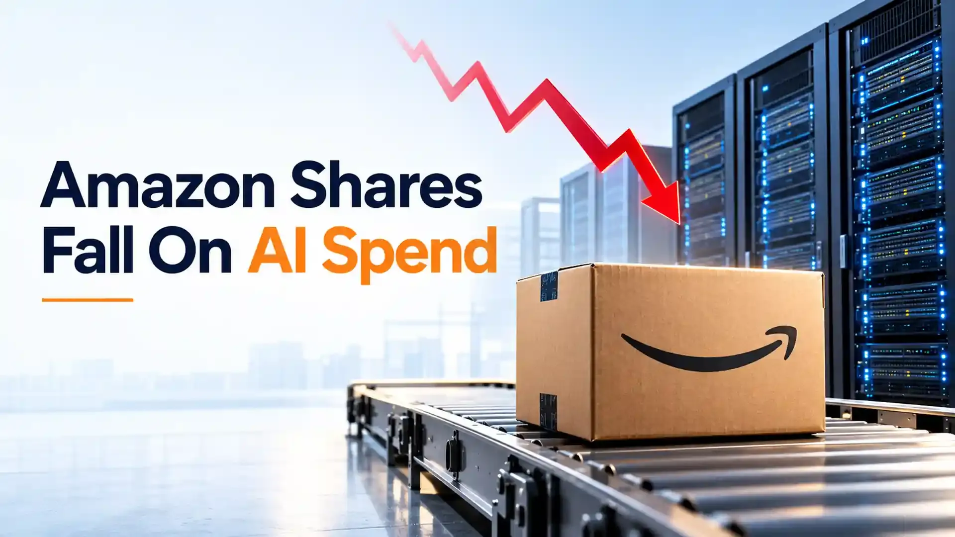 amazon shares fall ai spending aws revenue growth q3 results Amazon Shares Fell Up To 7% As Heavy AI Spending