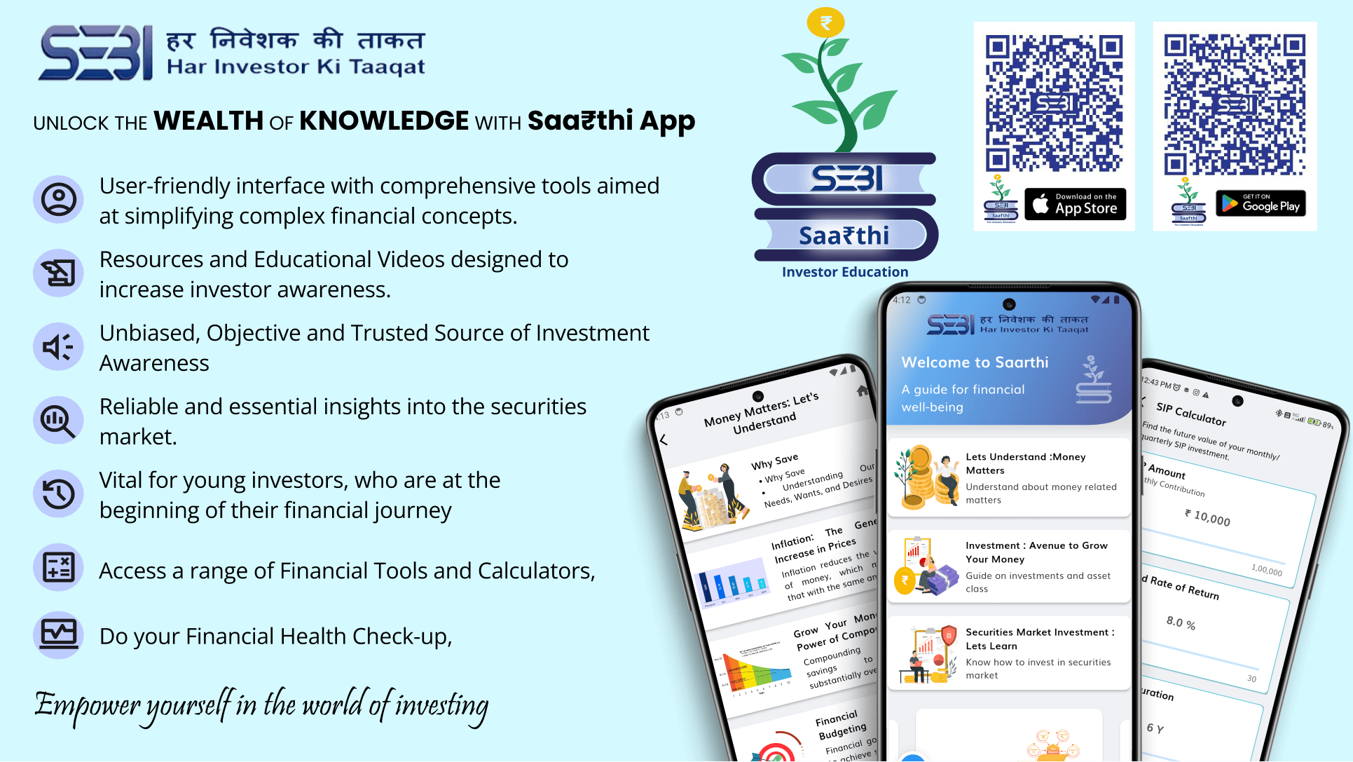 Saa₹thi 2.0 from SEBI - Your Trusted Source of Investment Awareness Saa₹thi 2.0 from SEBI - Your Trusted Source of Investment Awareness