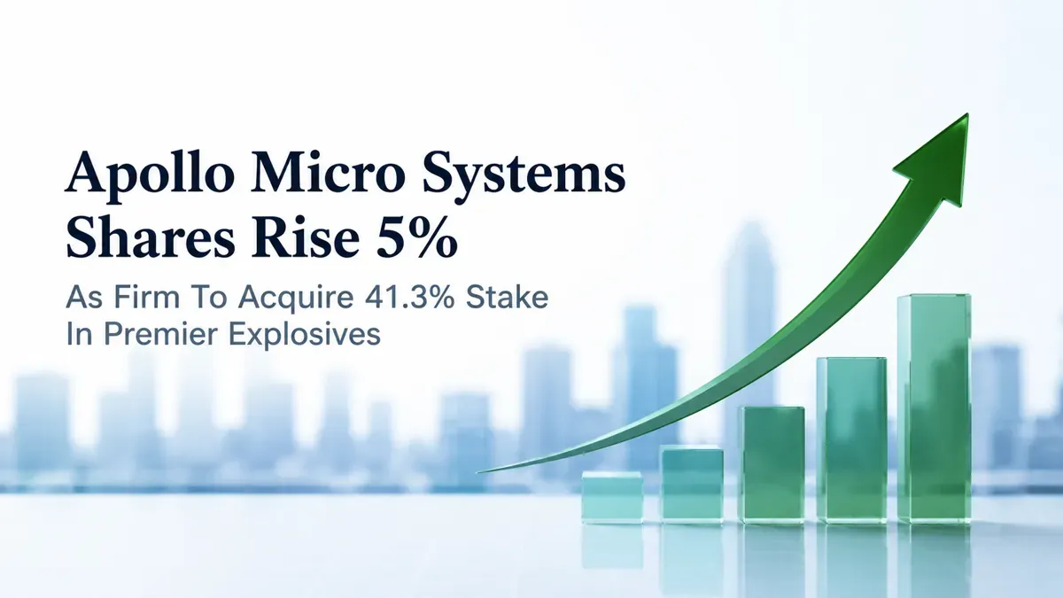 Apollo Micro Systems Shares Rally 5% After Announcing Premier Explosives Deal