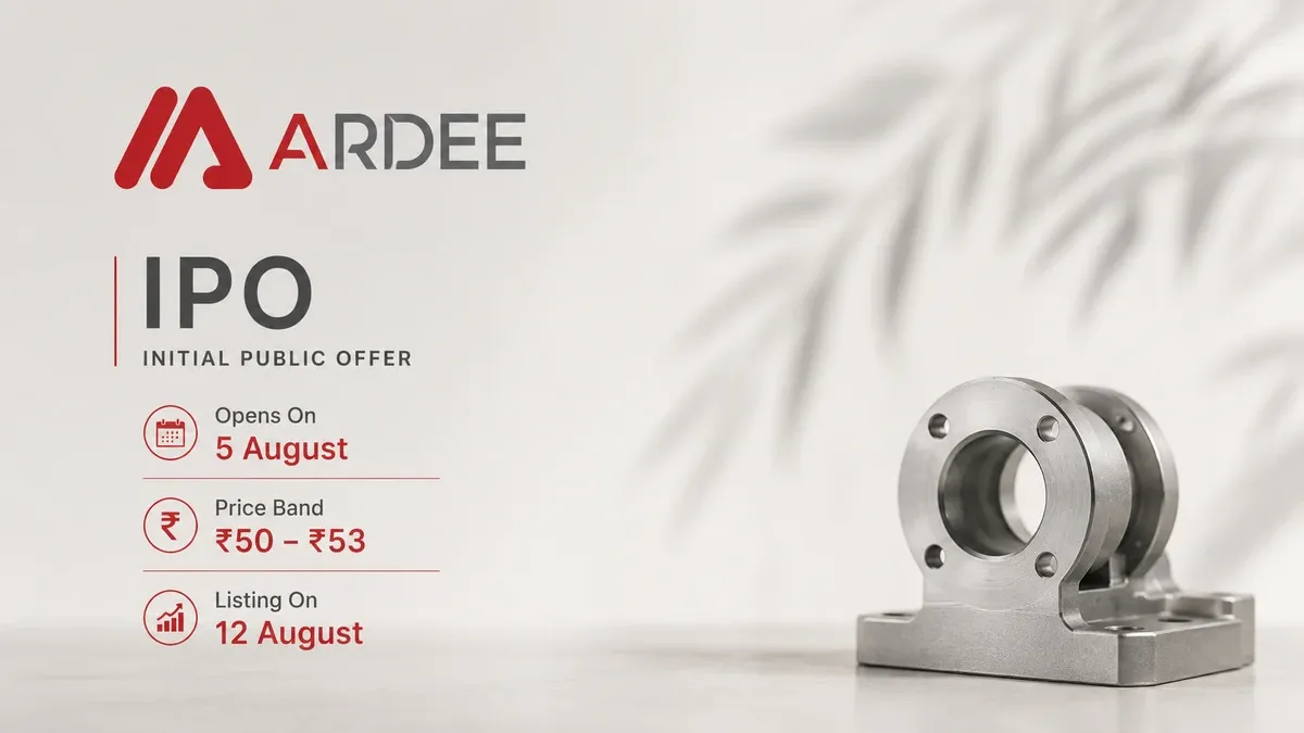 Ardee Industries IPO Opens 5 August At Price Band Of ₹50-₹53; Check Other Key Details