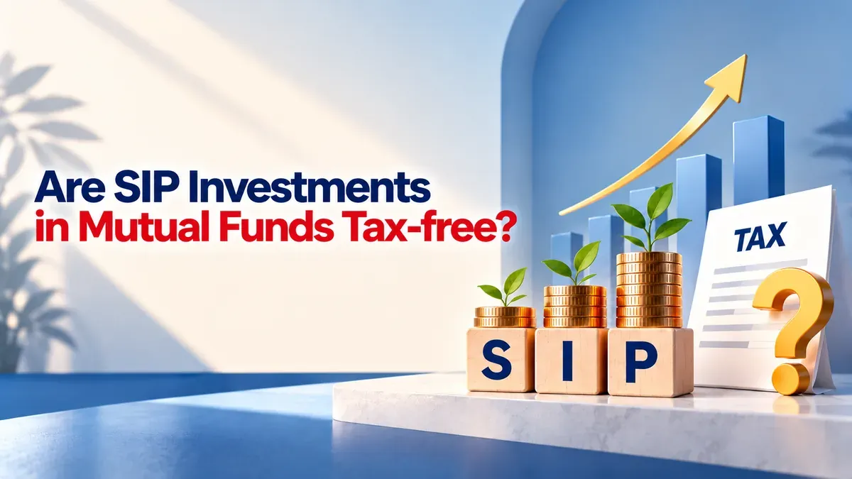 Are SIP Investments In Mutual Funds Tax-free?