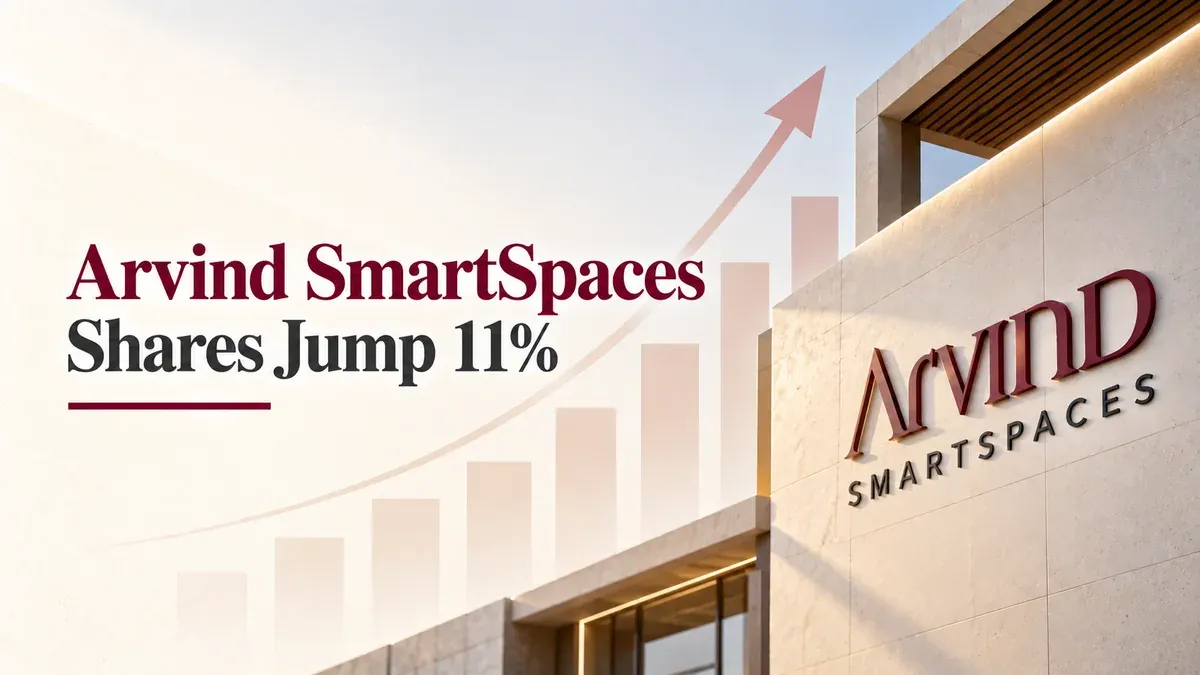 arvind smartspaces share price 500 crore bookings Arvind SmartSpaces Shares Jump 11% After ₹500-Crore Project Bookings