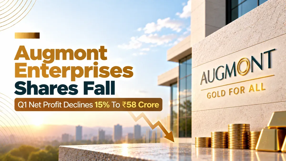 Augmont Enterprises Shares Slip 3% As Q1 Profit Falls 15% 