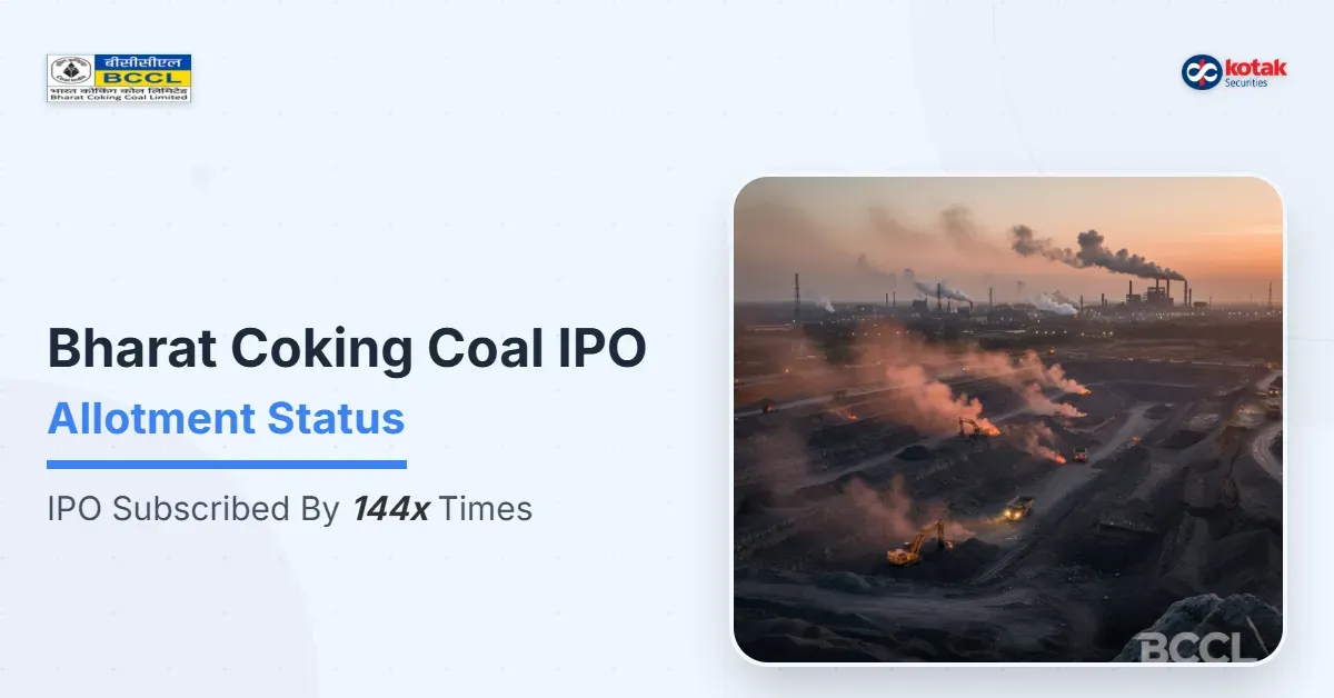 Bharat Coking Coal IPO Allotment Status