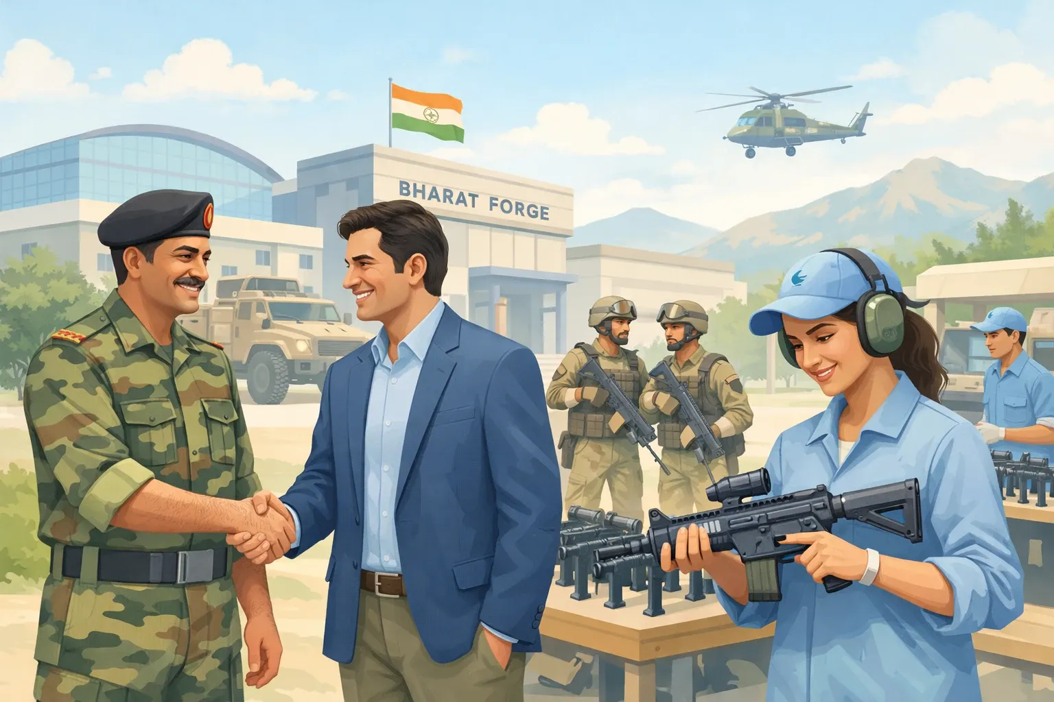 Bharat Forge Wins ₹1,662 Crore CQB Carbine Deal Bharat Forge Wins ₹1,662 Crore CQB Carbine Deal