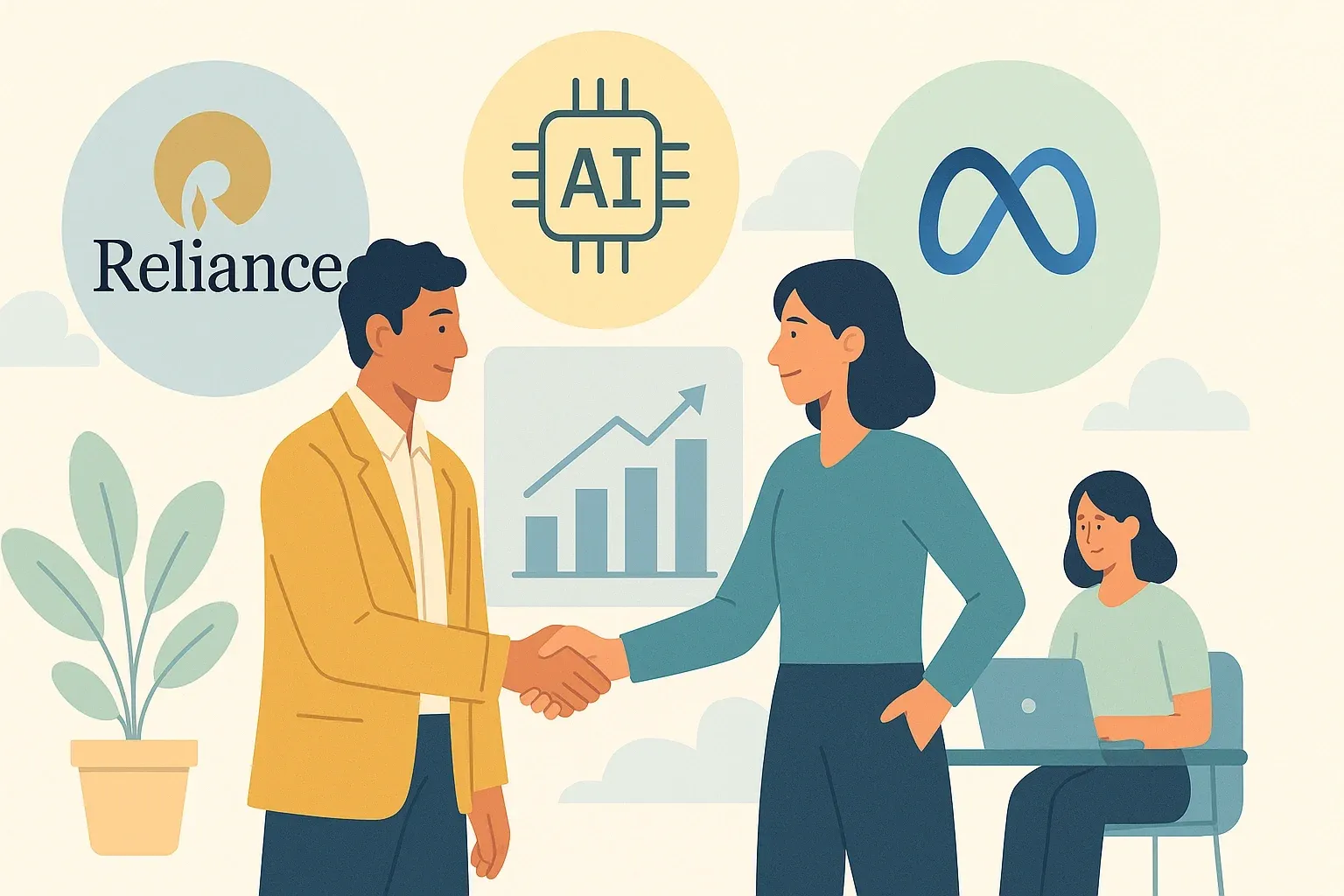 Reliance Partners With Meta To Launch Enterprise AI Venture Reliance Partners With Meta To Launch Enterprise AI Venture