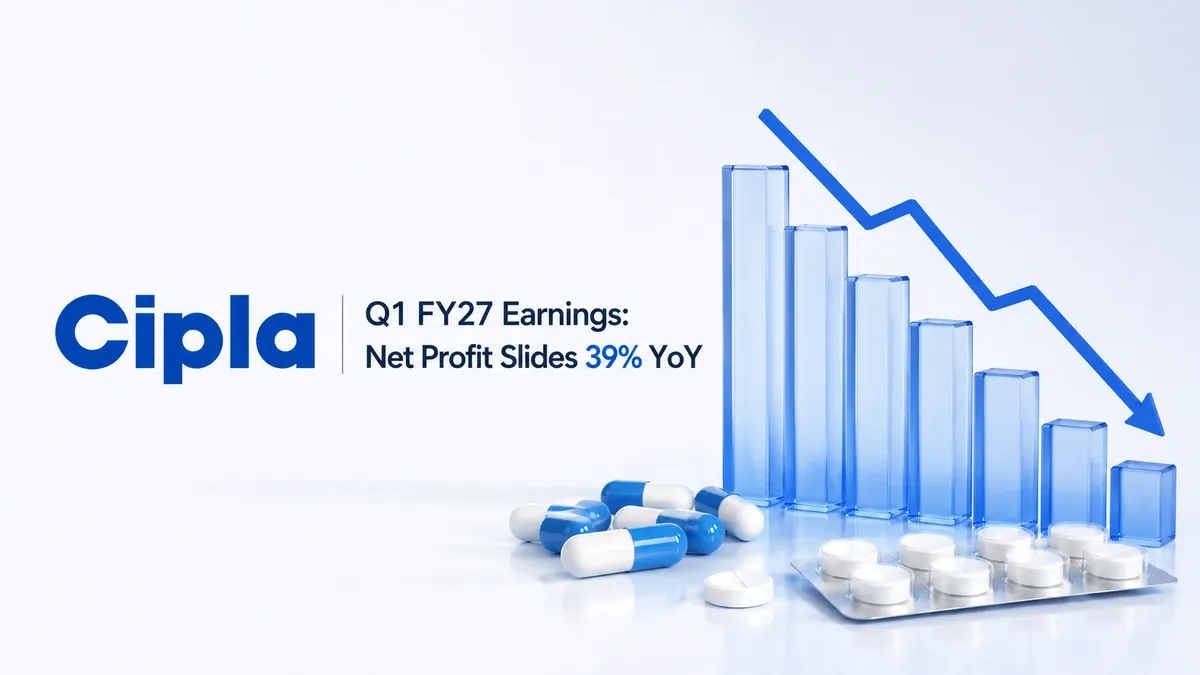 Cipla Q1 Results: Profit Declines 39% YoY To ₹789 Crore  