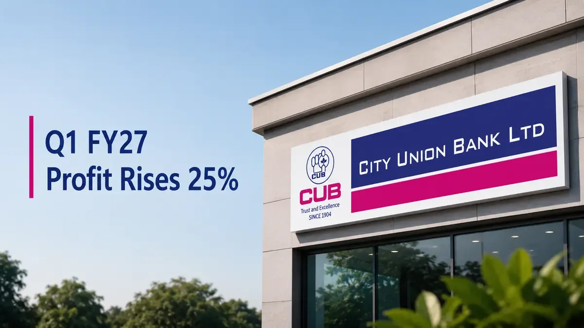 City Union Bank Q1 FY2026-27 Results: Profit Climbs 25% To ₹383 Crore 