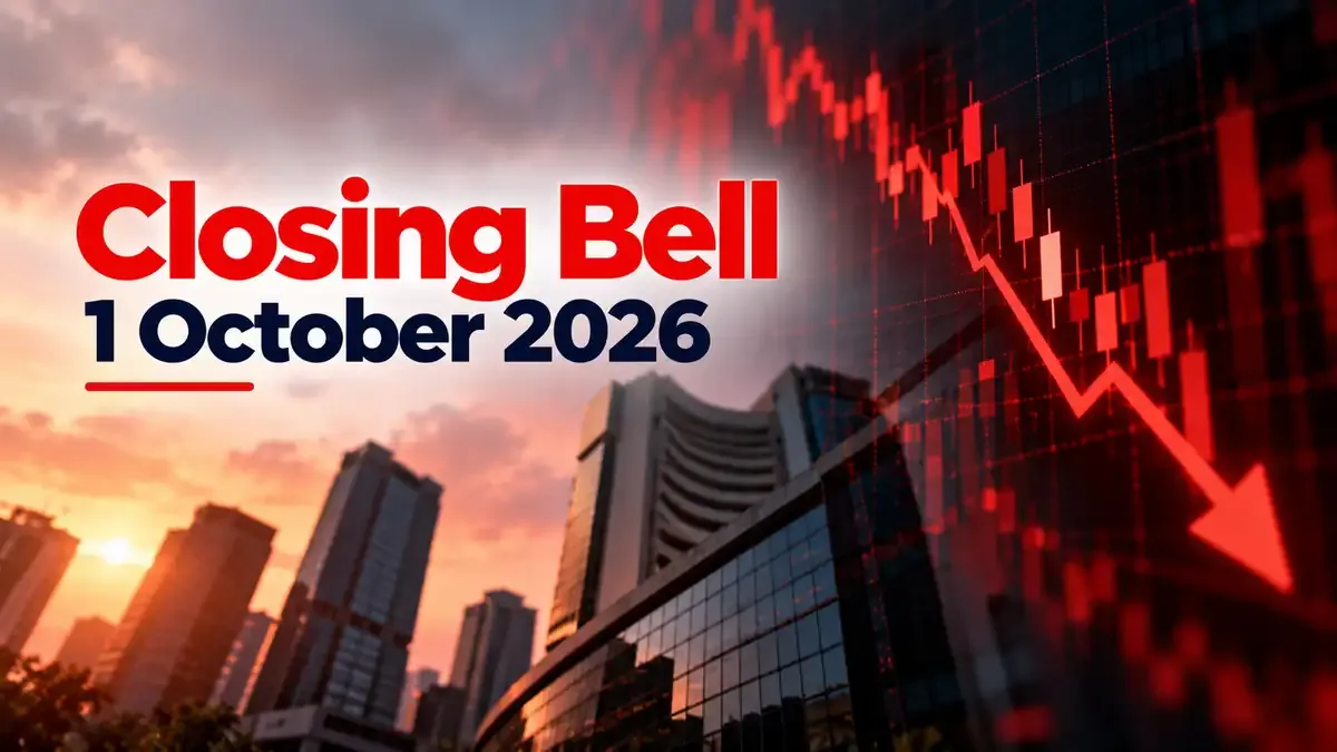 Closing Bell, 1 October 2026: Benchmarks Finish In The Red