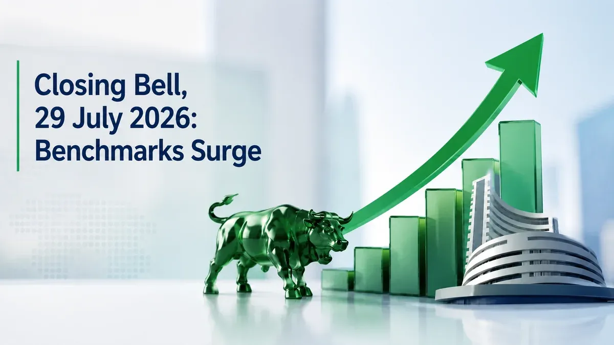 Closing Bell, 29 July 2026: Benchmarks Close In Green
