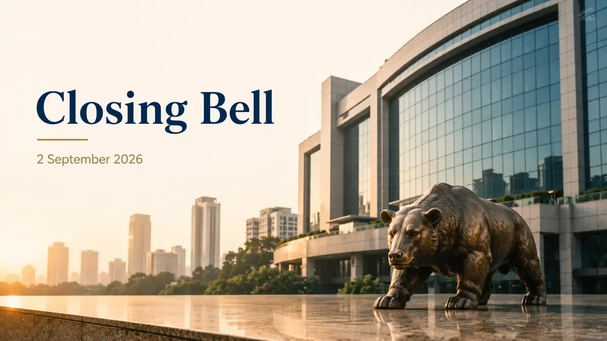 Closing Bell, 2 September 2026: Sensex And Nifty Decline