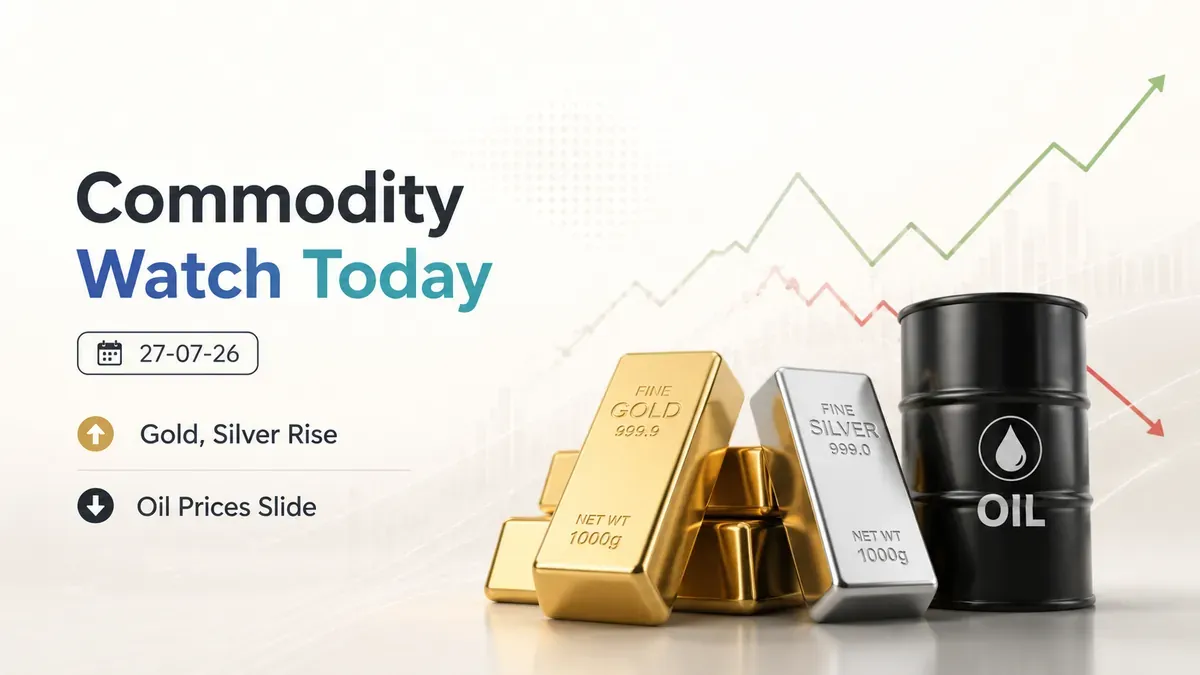 Gold, Silver Rise as Oil Prices Slide After US-Iran Pause | Commodity Markets Today