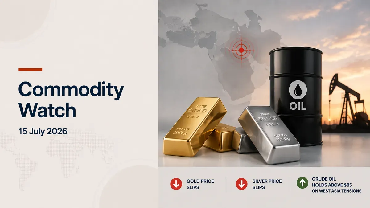 Gold  and Silver Price Today Slip Despite Soft US CPI