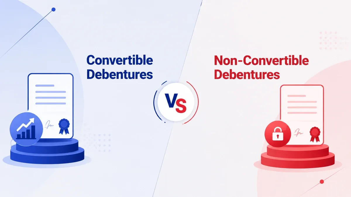 Difference Between Convertible And Non-Convertible Debentures: Meaning, Features & Comparison