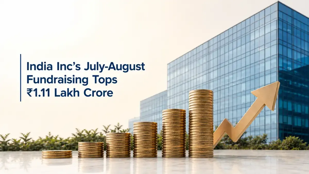 corporate india raises over rs 1 11 lakh crore via ipos qips ofs in july august 2026 Corporate India Raises Over ₹1.11 Lakh