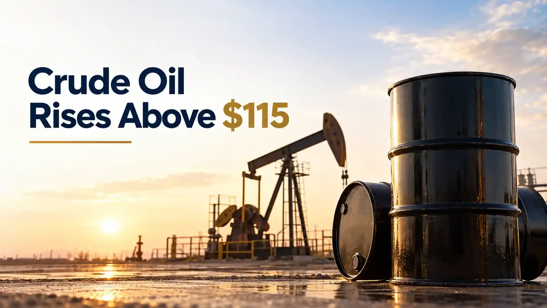 Crude Oil Rises Above $115 After Saudi Refinery Attack Claim; Rupee Under Pressure