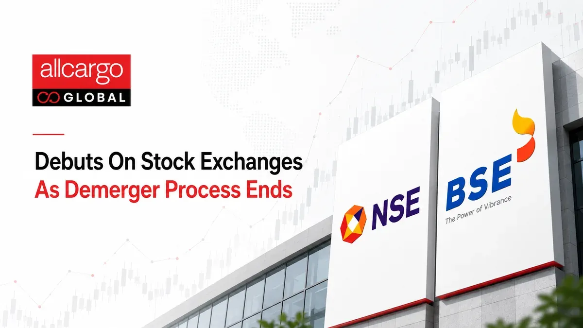 allcargo-global-lists-on-nse-bse-after-demerger-under-agl-ticker Allcargo Global Debuts On Stock Exchanges As Demerger Process Ends