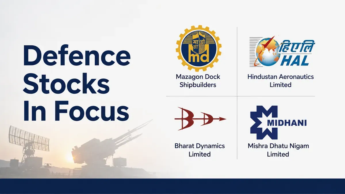 defence stocks today hal mazagon dock rally nifty index Defence Stocks Today
