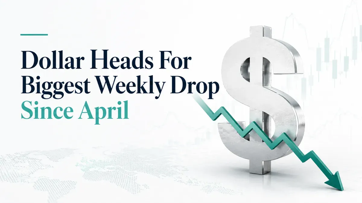 Dollar Heads For Biggest Weekly Drop Since April As Weak Jobs Data Cuts Fed Hike Bets