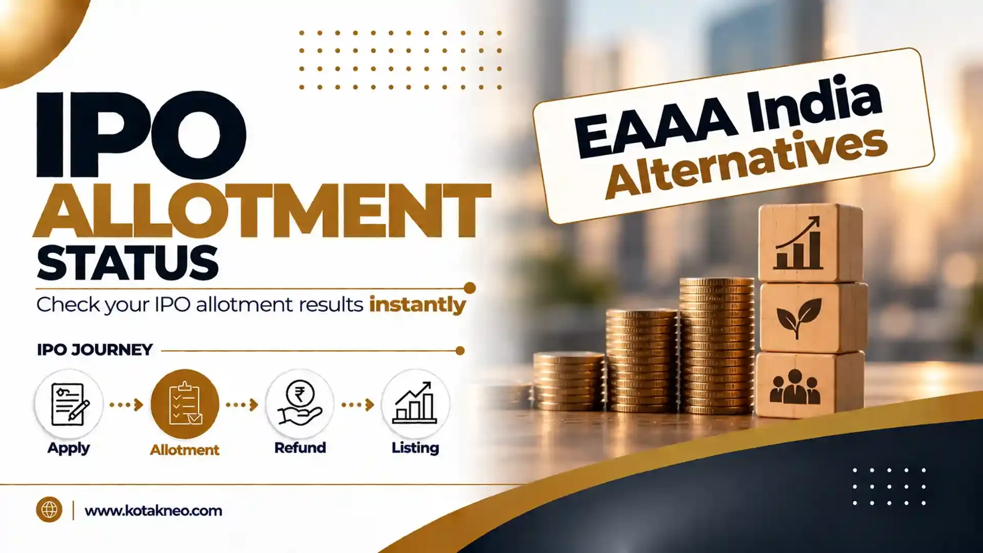 EAAA India Alternatives IPO Allotment Status: Check Online on MUFG Intime India, NSE & BSE for Live Updates