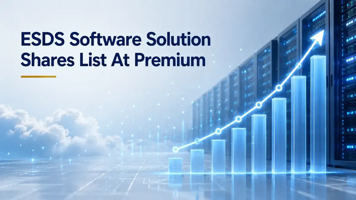 ESDS Software Solution IPO Listing: Shares List At A Premium Of 76% 