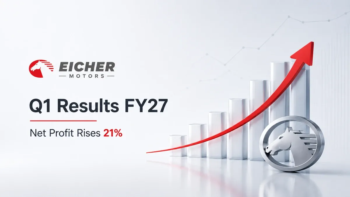 Eicher Motors Q1 Results FY27: Net Profit Rises 21% To ₹1,463 Crore, Royal Enfield Posts Highest-Ever Quarterly Sales