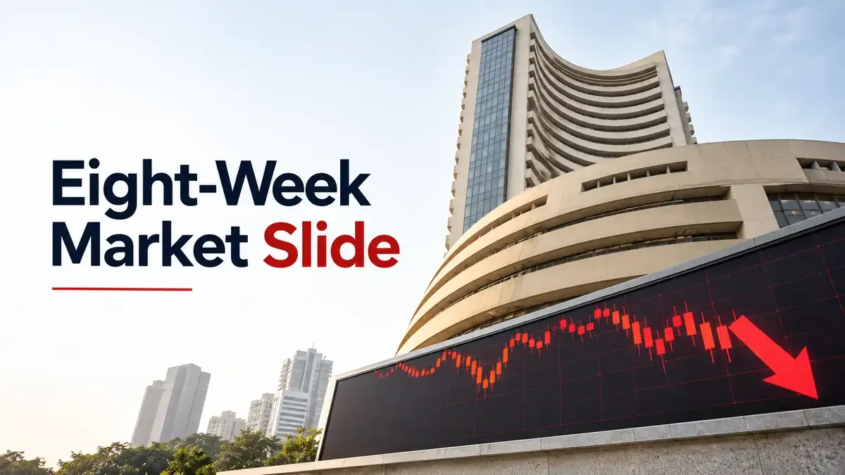 Indian Stocks Post Longest Weekly Losing Run In 25 Years As Sensex, Nifty Slide Over 2% Again