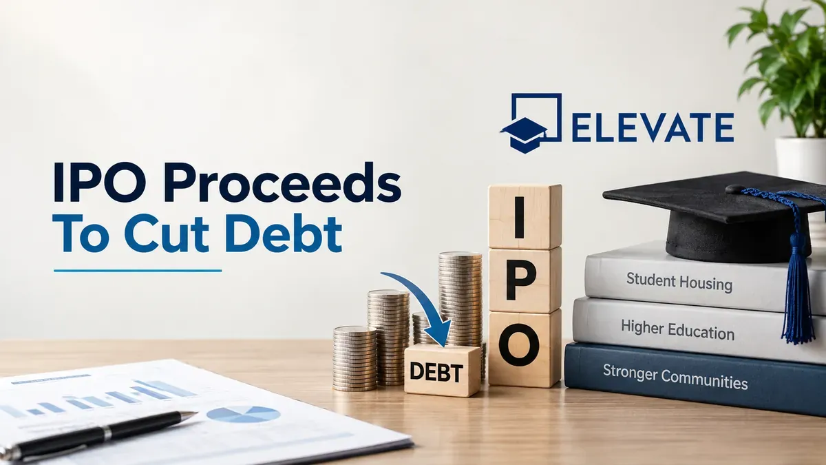 elevate campuses 750 crore ipo proceeds cut debt leverage near 4x march 2027 management Elevate Campuses ₹750 Crore IPO Proceeds To Cut Debt, Leverage Could Near 4x By March 2027, Says Management