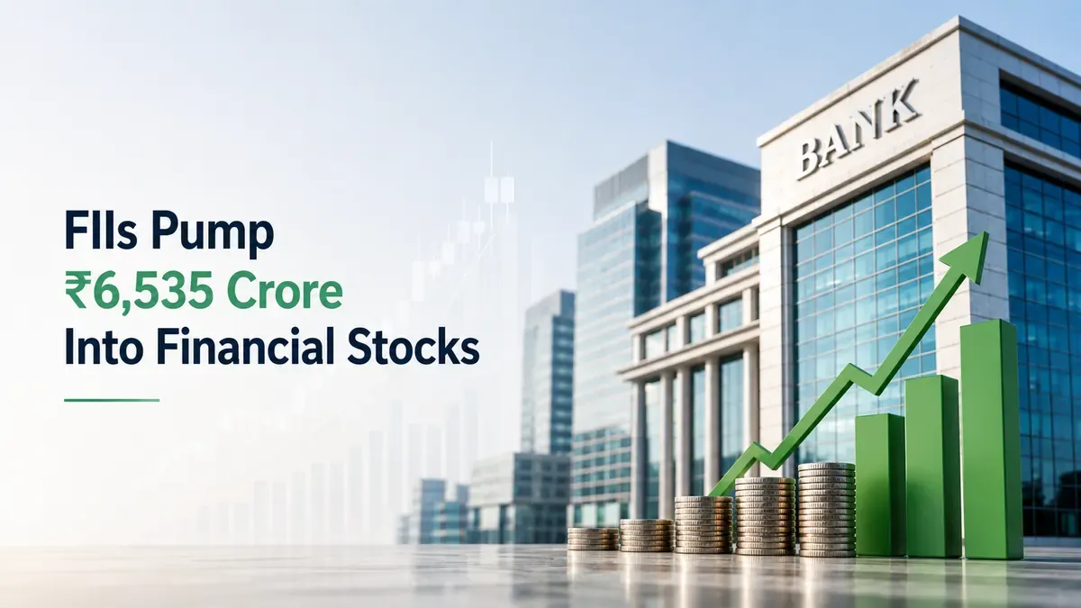 fiis invest rupees 6535 crore in financial stocks in august FIIs Turn Buyers In Financial Stocks