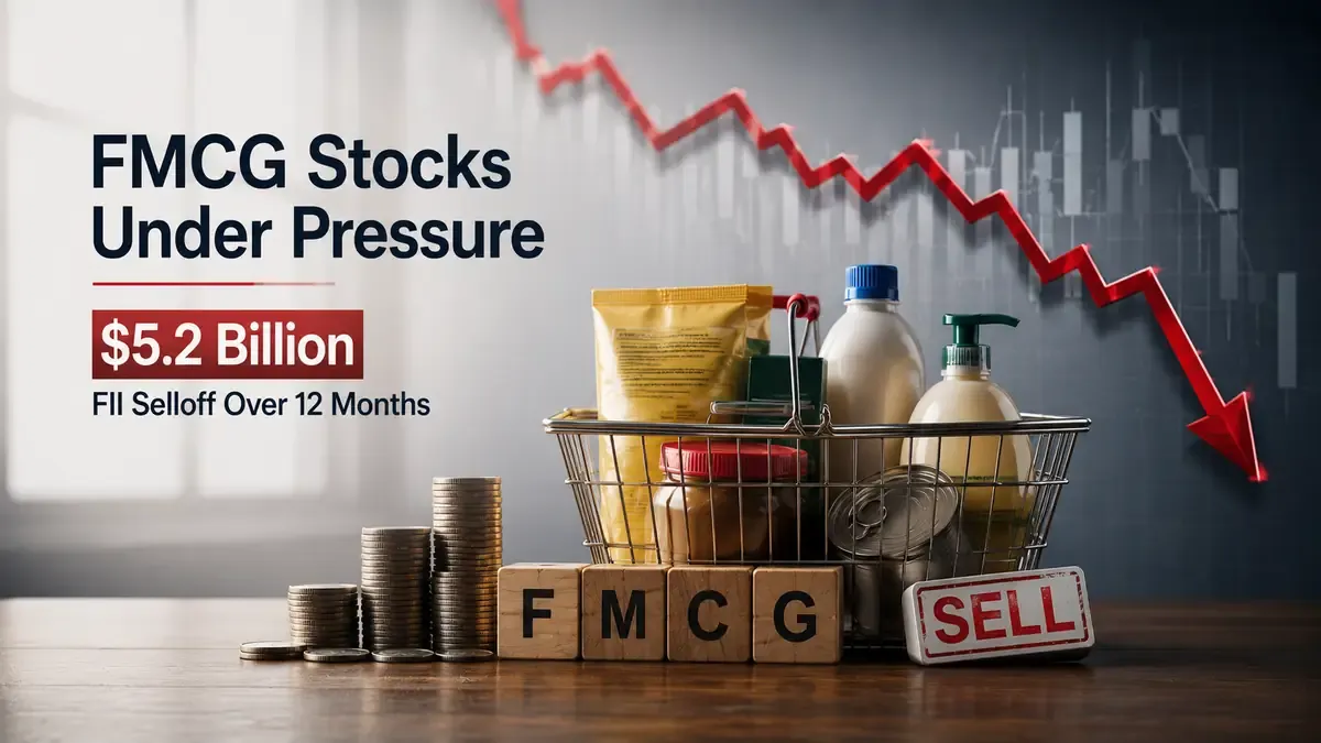 fmcg stocks fii selloff rebound outlook FMCG Stocks Face $5.2 Billion