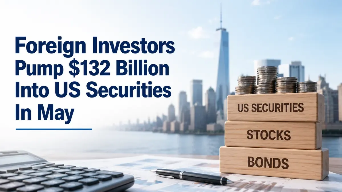 Foreign Investors Pump $132 Billion Into US Securities In May