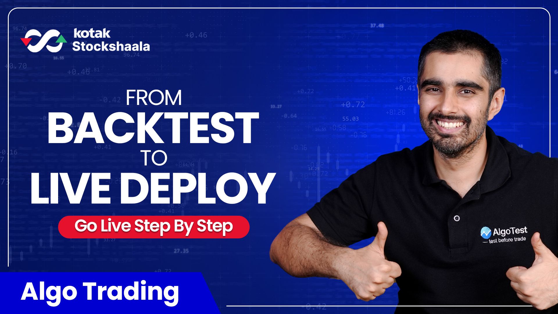 Backtest to Live Deployment Explained – The Full Algo Trading Process