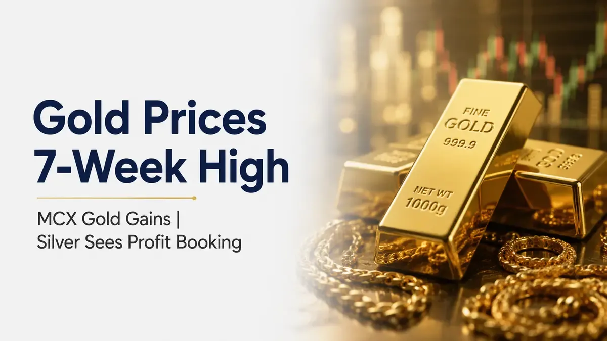 gold silver market update gold prices hold near 7 week high mcx gold gains silver sees profit booking Gold Prices Hold Near 7-Week High; MCX Gold Gains, Silver Sees Profit Booking