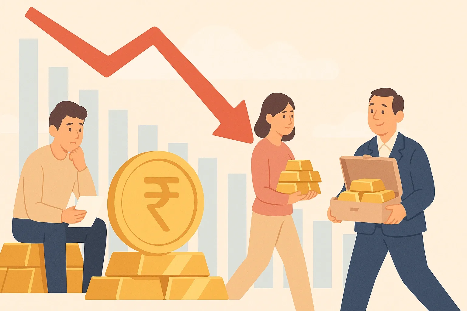 Gold Prices Dip After Record High as Investors Take Profits
