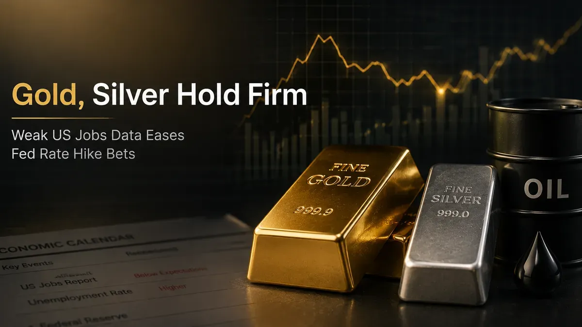 Kotak Neo Commodity Watch | Gold, Silver Hold Firm as Weak US Jobs