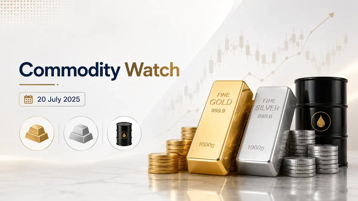 gold price today silver price today oil price today mcx gold rate silver rate crude oil price Gold and Silver Price Today, July 20