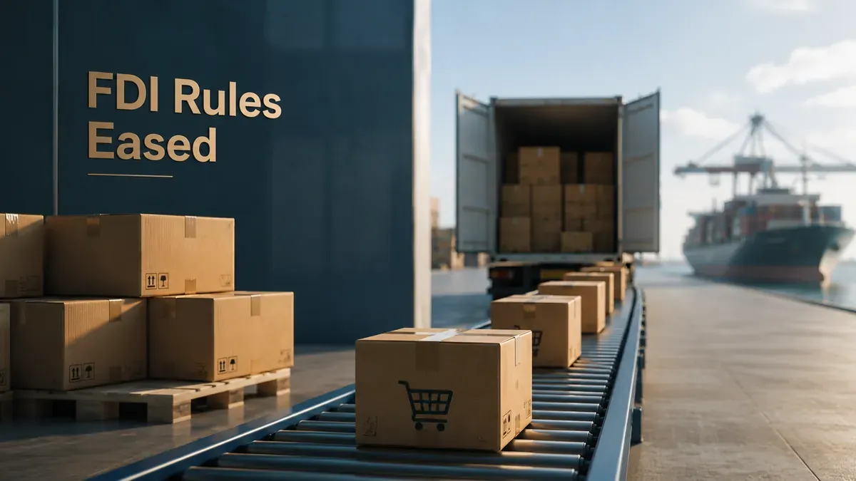 India Relaxes FDI Rules To Allow Inventory-Based E-Commerce For Exports