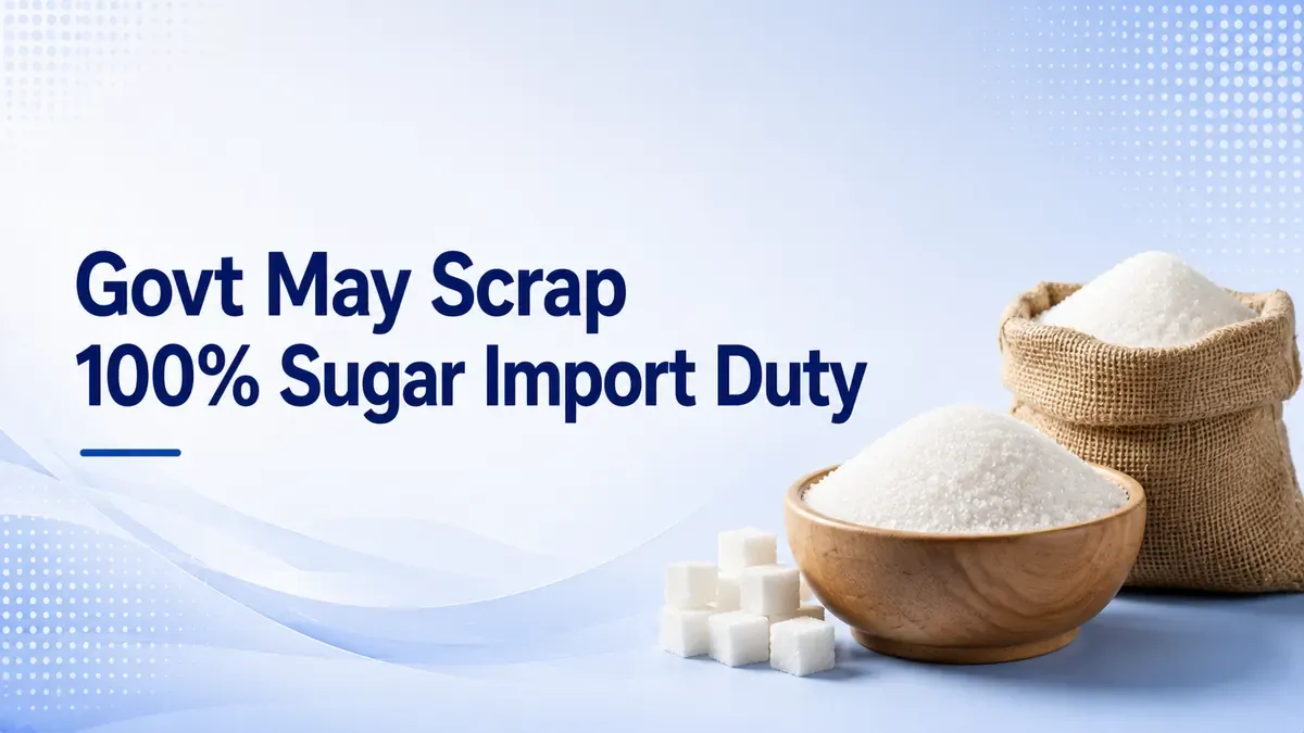Govt May Cut Or Scrap 100% Sugar Import Duty As Domestic Prices Hit Record High: Report