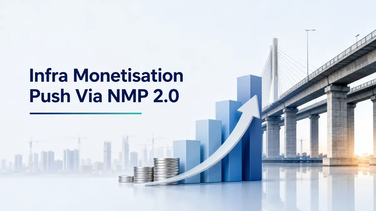 Govt. Targets ₹16.7 Lakh Crore Via NMP 2.0 In Infra Monetisation Push