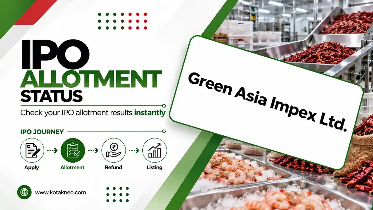 Green Asia Impex IPO Allotment Status Online Check on Bigshare Services & NSE SME Platform for all Investors