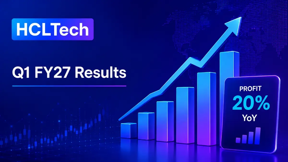 hcl tech q1 fy27 results profit jumps 20 kotak neo research 14 july 2026 HCL Tech Q1 FY27 Results: Profit Jumps 20% YoY