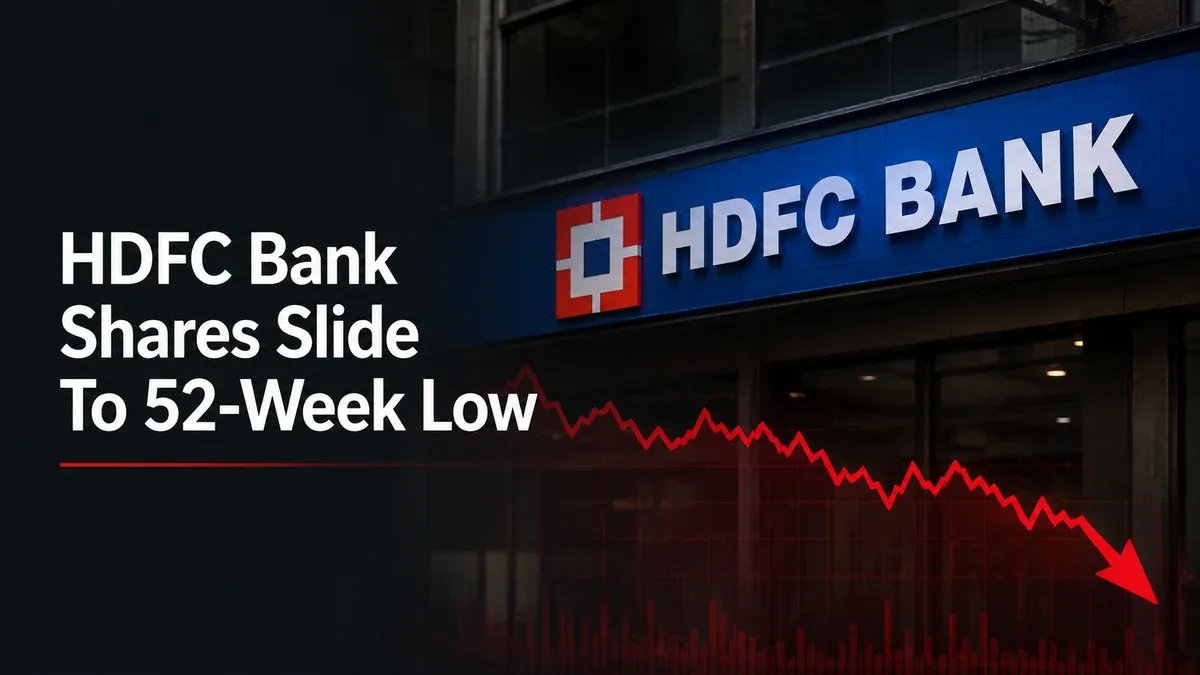 hdfc bank shares 52 week low us securities lawsuit HDFC Bank Shares Slide To 52-Week Low