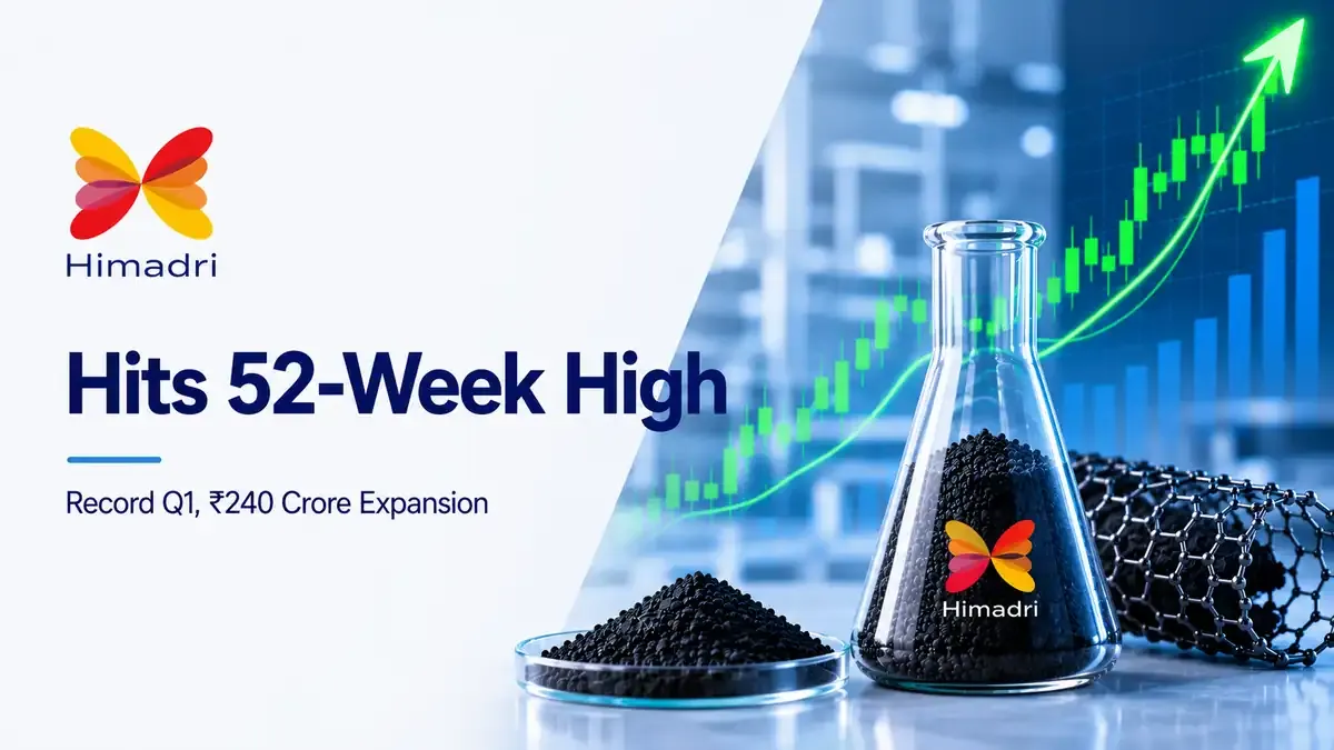 himadri speciality chemicals share price 52 week high q1 results expansion projects Himadri Speciality Chemicals Share Price