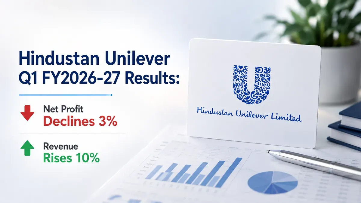 Hindustan Unilever Q1 FY2026-27 Results: Net Profit Declines 3% To ₹2,673 Crore, Revenue Rises 10%
