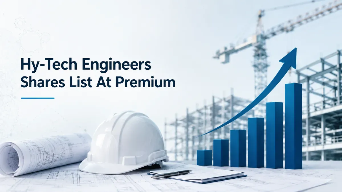 hy tech engineers shares list at over 41 percent premium on nse Hy-Tech Engineers Ltd IPO Listing