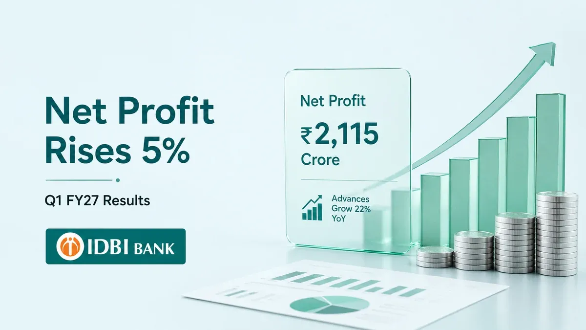 idbi bank q1 fy27 results net profit rises 5 percent to 2115 crore IDBI Bank Q1 FY27 Results