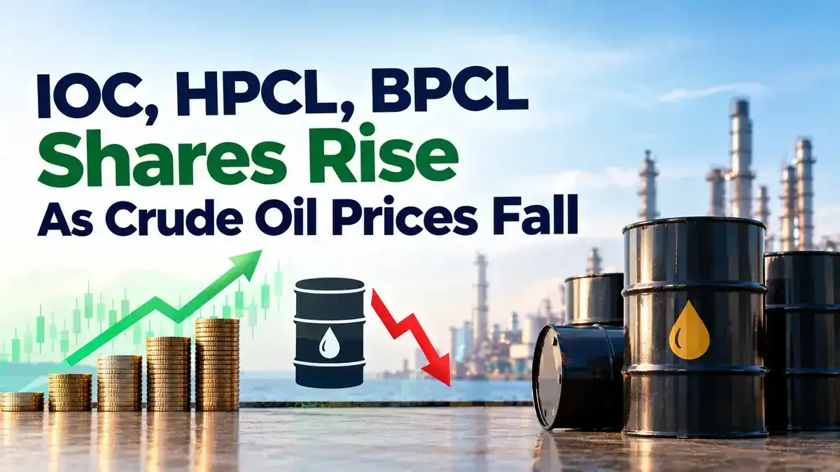 ioc hpcl bpcl shares rise crude oil prices IOC, HPCL, BPCL Shares Rise As Crude Oil Prices Fall