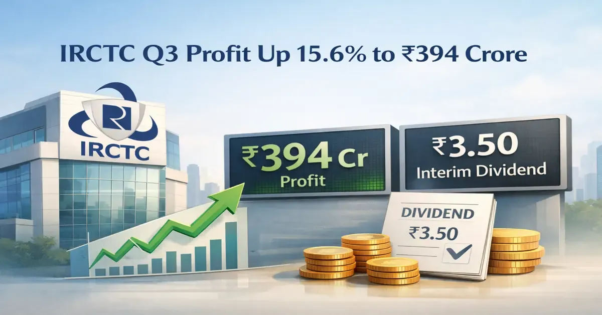 irctc-q3-fy26-profit-rises-15-6-percent-to-394-crore-3-50-interim-dividend-announced irctc-q3-fy26-profit-rises-15-6-percent-to-rs-394-crore